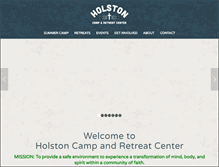 Tablet Screenshot of holstoncenter.org